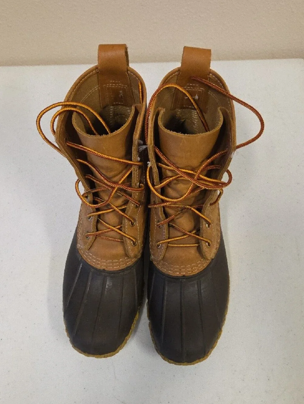 Bean Boots by L.L. Bean Waterproof Duck Winter Leather Hunting Work Boots Sz 8N